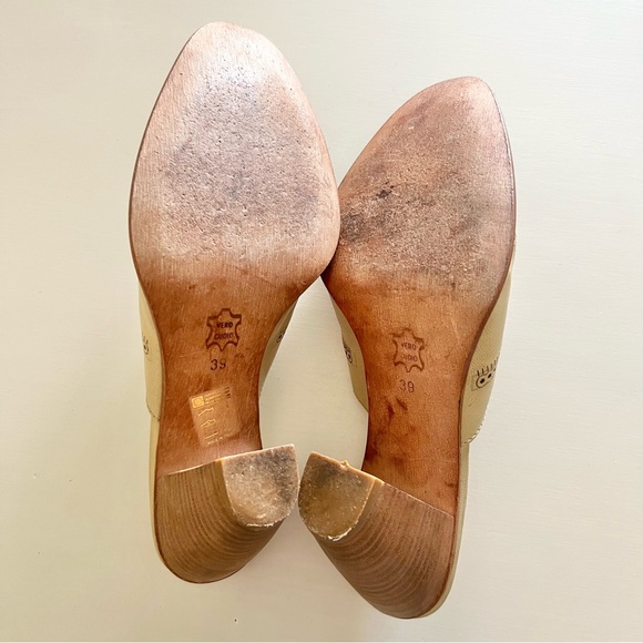 Vintage Amerino Ghiaia Heeled Mules - Picture 7 of 9
